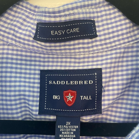 Mens Big & Tall Button-Up - Picture 2 of 2